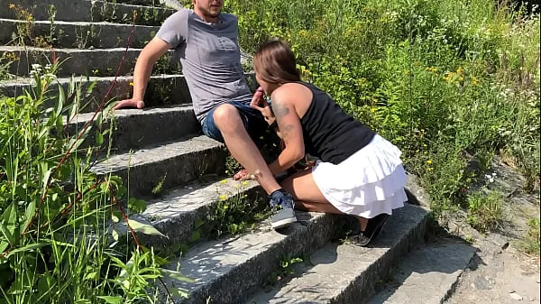 German Teen caught 3 times while fucking at the Danube