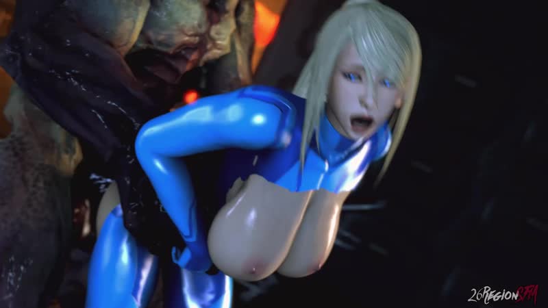 Samus and unknown planet 3 (remake) (metroid, doom sex) [uncensored / uncensored] (3d porn / hentai)