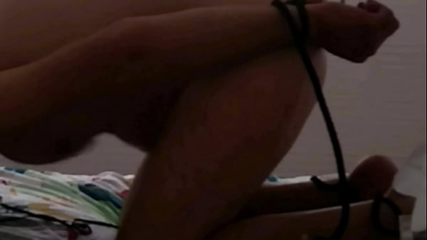 Dominant master,takes advantage of a visitor during quarantine and subdues him. When he wakes up,he'_s naked, hogtied,gagged, blindfolded and helpless. The master then starts breaking in his new slave to turn him into his new cum slut.