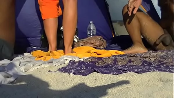 Exhibitionist Wife Helena Price 455 Part 2- Getting my ass massaged at the nude beach while voyeurs watch! Hope my husband doesn'_t mind! lol!