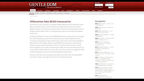 BDSM interview: Interview with Gentledom.de &ndash_ The free &amp_ sophisticated BDSM community