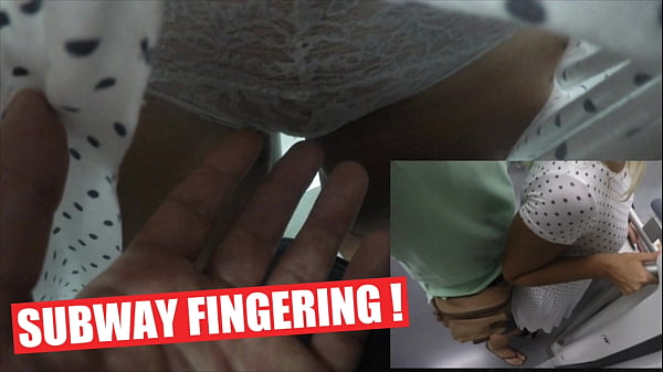 Unknown Guy Lift Step Mom'_s Dress Stuck her in train wagon &amp_ Touching Fingering her Pussy over her panties!