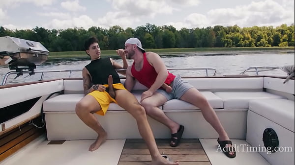 Straight Blue Balls Gone Gay On Blue Waters - Angel Elias, Marcus McNeil