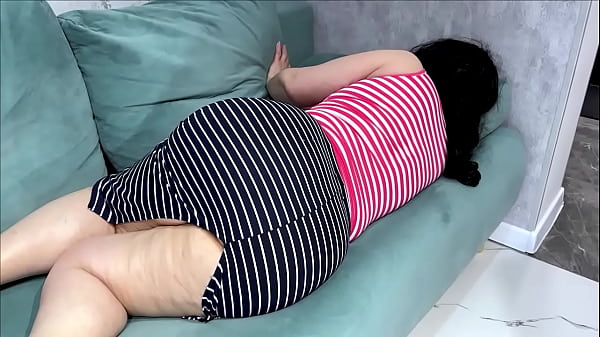 The stepmom'_s wide hips and big ass aroused the stepson and they had sex