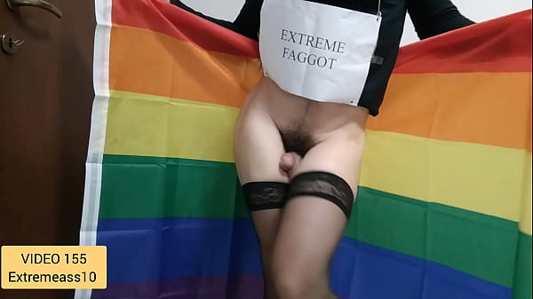 Possessed by an extreme faggotry 7 (faggot, faggot and more faggot) anal insertion (bottle, can, onion, pen, eraser