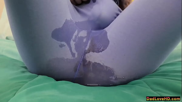 Horny Stepdaughter - I'_m wetting my sheets because I'_m masturbating until I'_m piss and my stepdad caught me, so I'_m going to have to explain to him what I'_m doing to get the sheets wet