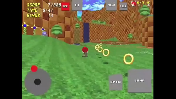 Sonic Robo Blast 2 Knuckles all emeralds Pipe Towers Zone