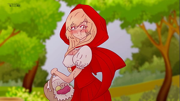 Little Red Riding Hood scolded a pervert who fucked a tree and let him know a woman'_s body !Hentai Cartoon Parody !