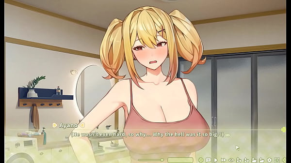 Summer Clover [HAREM HENTAI GAME] Ep.3 blonde nun have an orgasm while doing a rough blowjob !