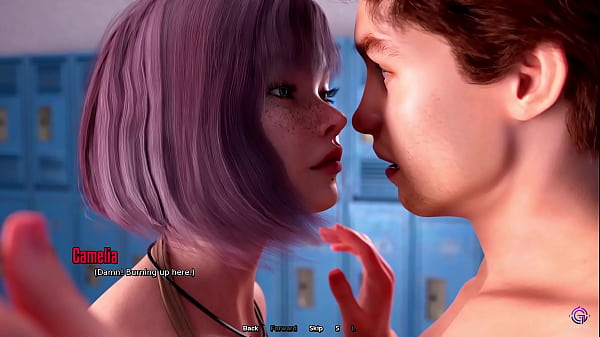 Watching My Teacher'_s Big Ass at the Class - 3D Hentai Animated Porn - Life in Santa County