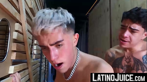 LatinoJuice.com - Cain Gomez &amp_ Angel Crush &amp_ Axel Yerel &amp_ Enrique Mudu - Cute teen Angel Crush bred hard by inked Latino Cain Gomez