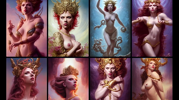 CELEBRITY GODDESSES FINE ART VOL.1 Fox, Johansson, Heard, Berry, Zeta-Jones, Diaz, Kardashian, Jolie, Cyrus, Kidman, Marylin Monroe...