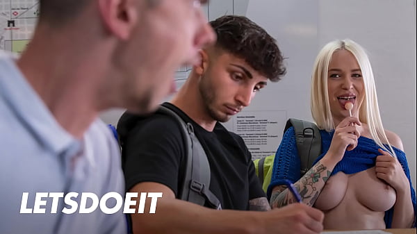 Stud Tries To Search For His GF But This Bitch Arteya Is Already Sucking The Receptionist'_s Big Fat Penis Then Rides Him Good - HORNY HOSTEL