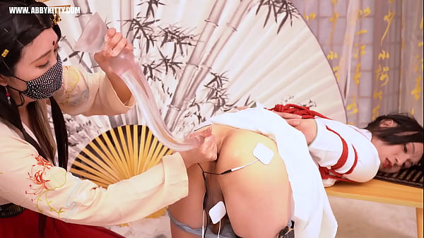 AB074 Harem lewd concubine contend for spoiling(65cm long dildo Anal play. Tickle. Training. plot)