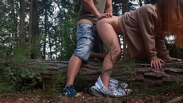 A Stranger Fucked Me Doggystyle After I Sucked Him in the Forest.