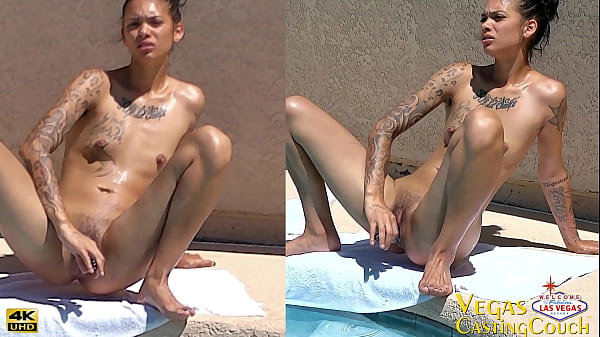 Chanel West - Naked Fun With POV Sucking and Fucking Cream Pie- Pool Solo Masturbation with Toys At The Pool